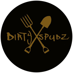 Dirty Spudz logo.